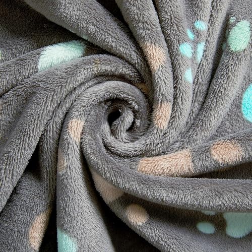 KUTKUT 350 GSM Luxurious Dog Blanket, Super Soft Warm Fluffy Microplush Flannel Pet Blanket for Small Medium Large Cats, Warm Soft SleepMat Cage Liners (Size: S, 76 * 52cm) - Image 2