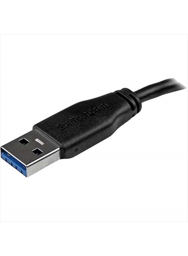 Startech.com 15cm 6in Short Slim USB 3.0 A to Micro B Cable M/M - Mobile Charge Sync USB 3.0 Micro B Cable for Smartphones and Tablets (USB3AUB15CMS) - Image 4