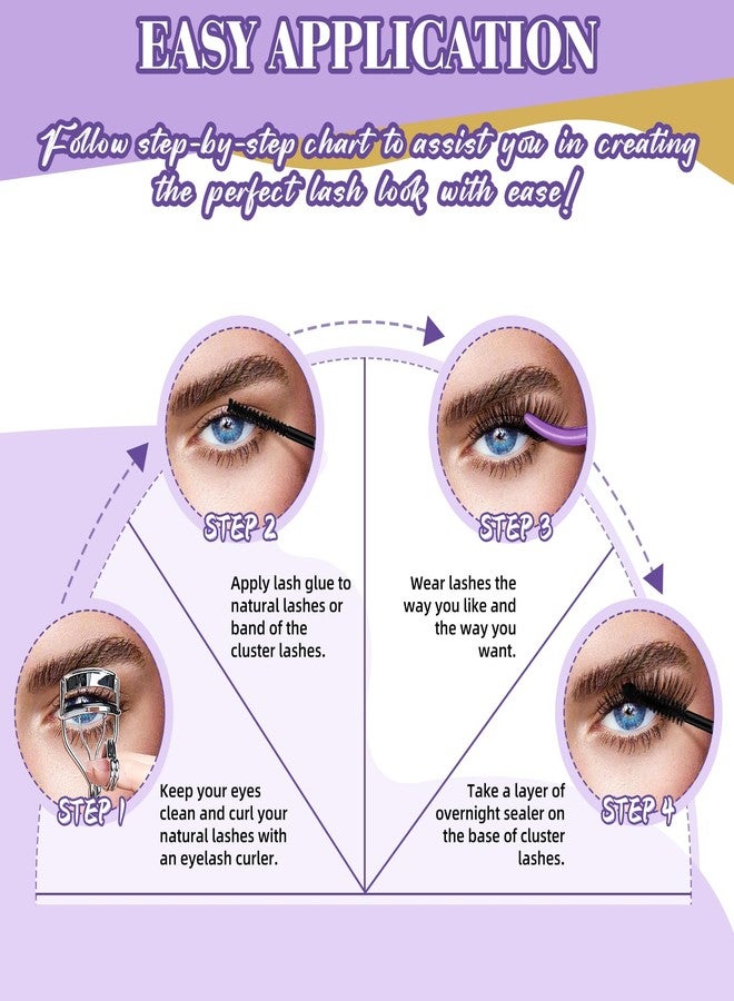 B&Qaugen Lash Clusters Overnighter 10ML Lash Sealer for Cluster Lashes Black Lash Extension Sealant Healthy Lash Sealant Longer Life Coating Lash Seal (Black,10ml) - Image 5