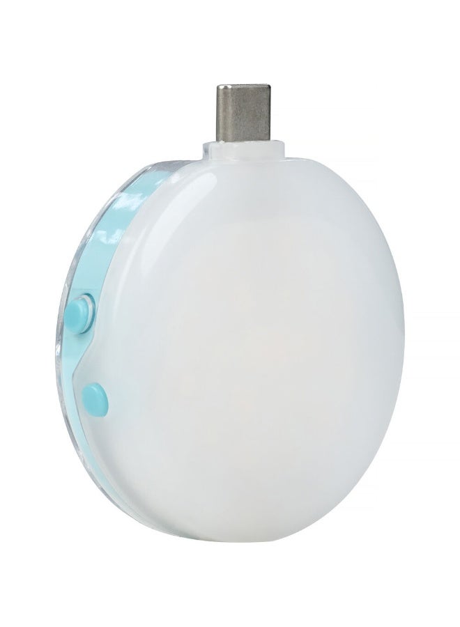 نانليت Nanlite cookie USB-C Mini Round LED (Cyan Blue) - Image 3