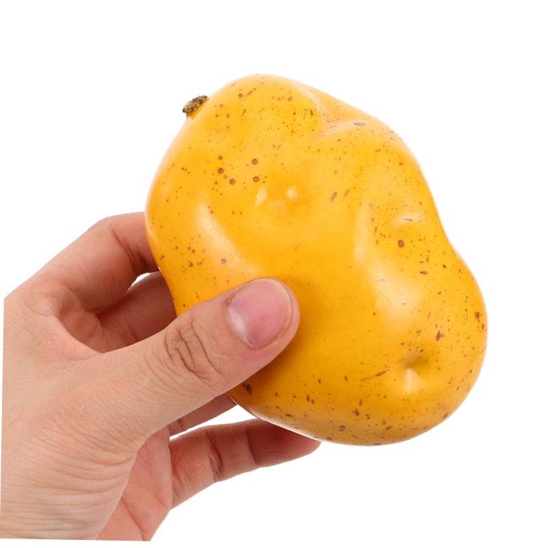 6Pcs Realistic Foam Potatoes Simulation Vegetables Safe Pretend Play Kitchen Accessories - Image 5