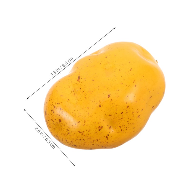 6Pcs Realistic Foam Potatoes Simulation Vegetables Safe Pretend Play Kitchen Accessories - Image 3