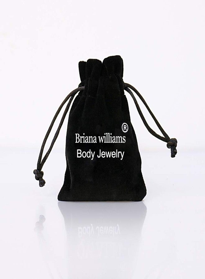 Briana Williams Nose Rings & Piercings - Surgical Steel Nose Ring, Hoops & Studs - 20g - Silver - Image 2