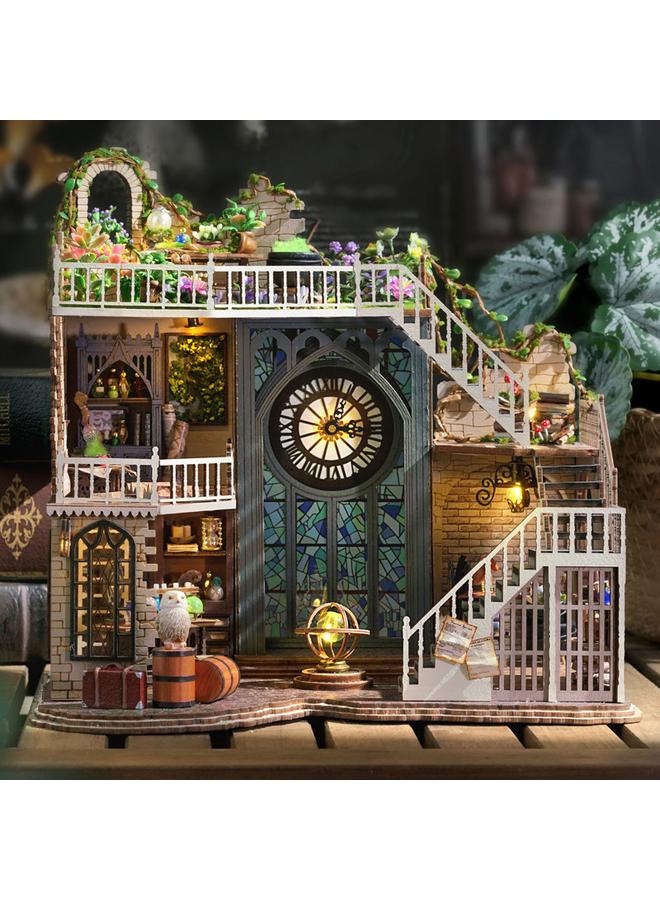 Bluejw Zhiqu House Diy Cabin Magic House European Retro Handmade Assembled Model Creative Ornaments Birthday For Boys And Girls - Image 3