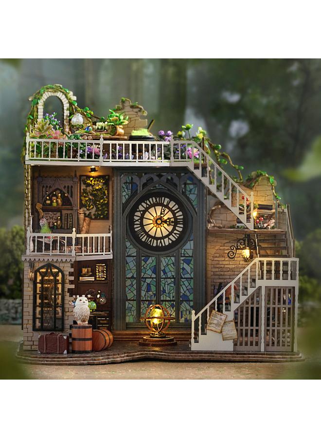 Bluejw Zhiqu House Diy Cabin Magic House European Retro Handmade Assembled Model Creative Ornaments Birthday For Boys And Girls - Image 2