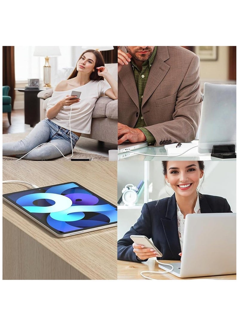 60W Fast Charging USB-C to USB-C Cable Bundle Includes 1-meter, 2-meter, and 3-meter cables Compatible with iPhone 16/15 Pro Max, Samsung Galaxy S25/S24, iPad Pro, MacBook Pro 3-Piece Set (3.3 ft + 6.6 ft + 10 ft) - Image 3