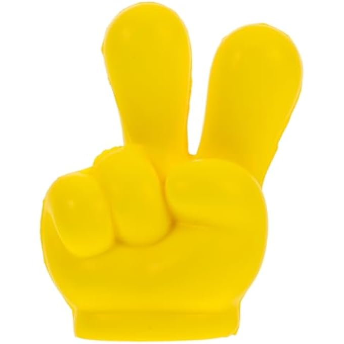 rayihni Cute Finger Antenna Ball Toppers for Cars Five Finger Design Fun Automotive Roof Decor Universal Car Accessories Funny Decal for Vehicle Antennas - Image 1