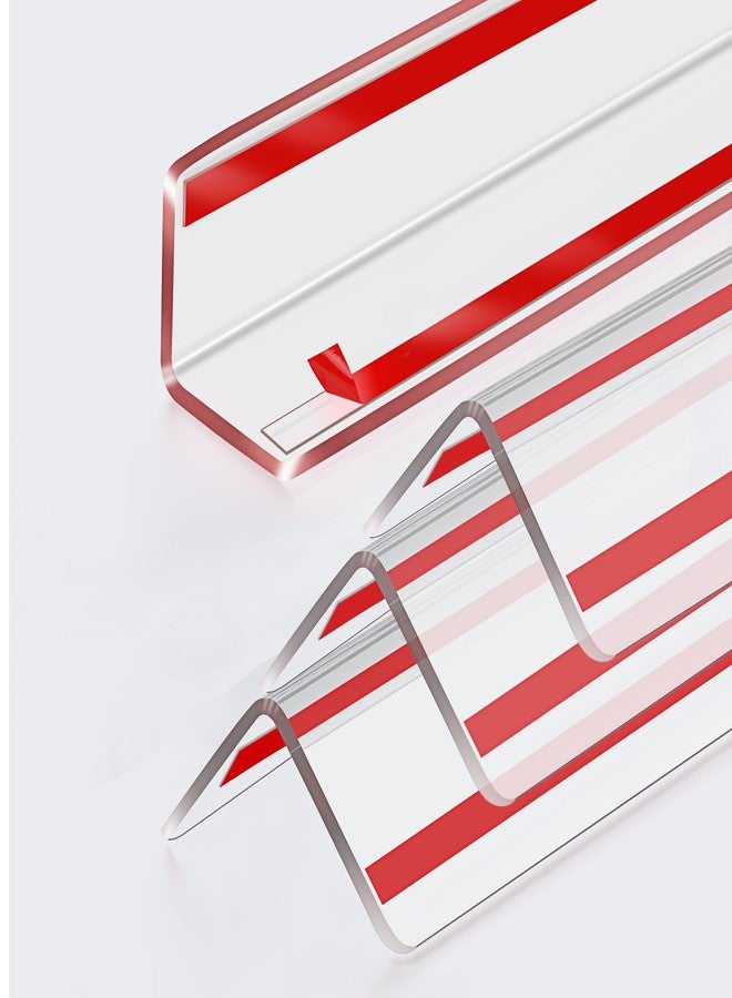 AGHITG Clear Corner Guards for Walls,59 in(L) X 1-5/8 Inch(W) Wall Corner Protector,Corner Guard for Edge Protect,Plastic Corner Protectors for Walls Prevent Scratch,Easy to Install,4PCS - Image 1