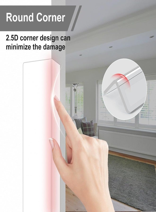 AGHITG Clear Corner Guards for Walls,59 in(L) X 1-5/8 Inch(W) Wall Corner Protector,Corner Guard for Edge Protect,Plastic Corner Protectors for Walls Prevent Scratch,Easy to Install,4PCS - Image 5