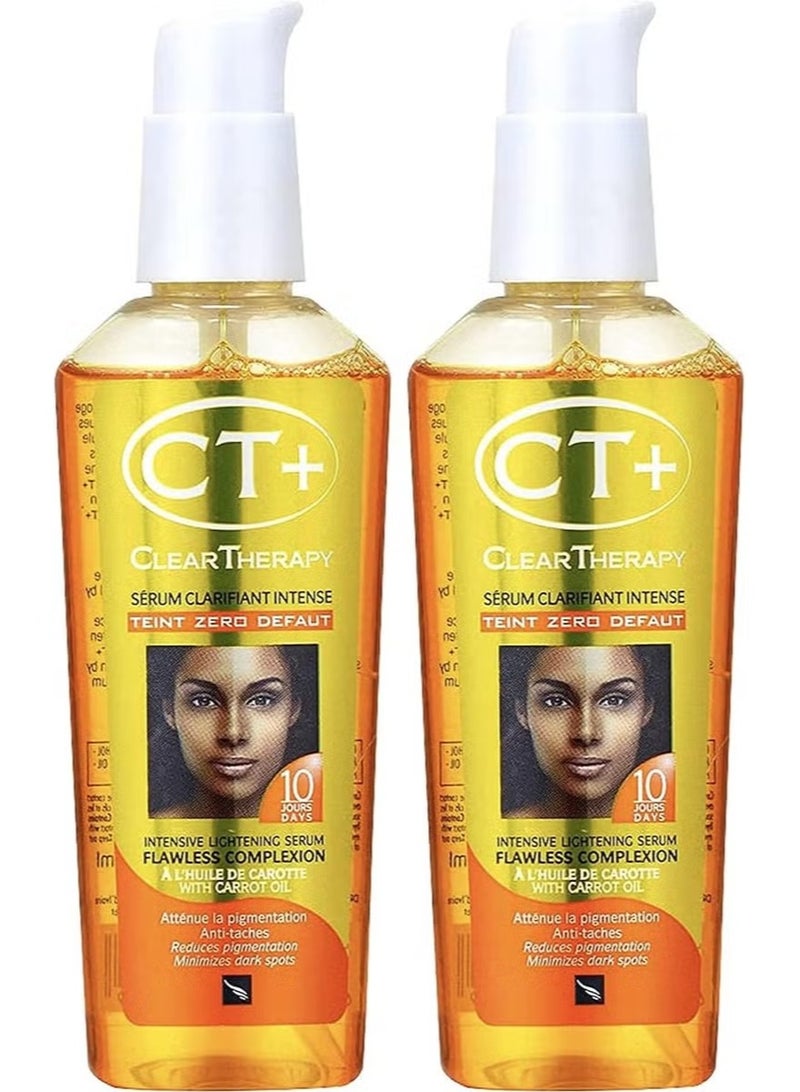 CT+ Clear Therapy Intensive Lightening Serum with Carrot Oil – Flawless Complexion 2PC