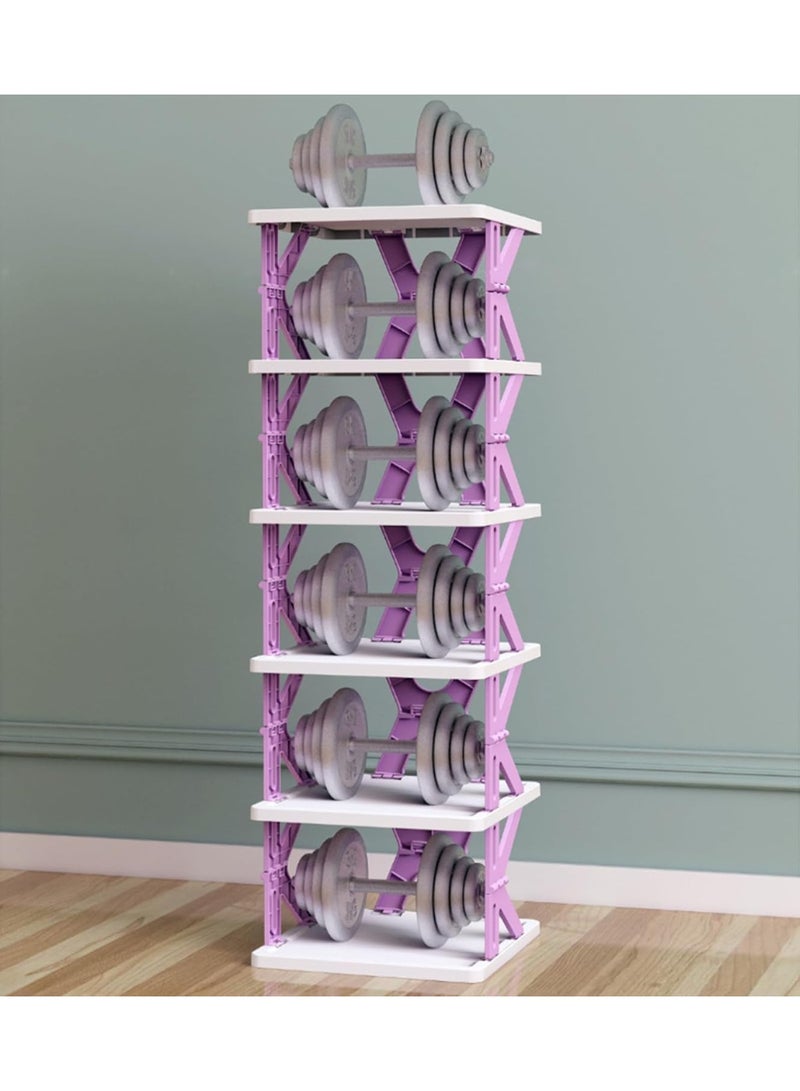UBEdge Foldable Multi-Layer Shoe Rack – Free Splicing Stackable Shoe Organizer Storage Shelf for Home, Closet & Entryway - Image 3