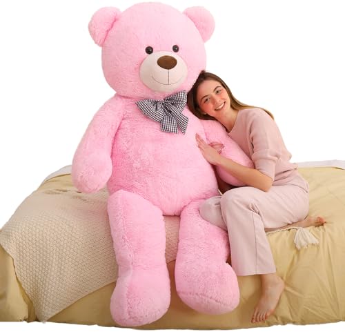 MaoGoLan Giant Teddy Bear 6 Feet Tall Pink Human Size Big Teddy Bear Stuffed Animal for BoyfriendGirlfriendWife on ValentinesChristmasBirthday - Image 1