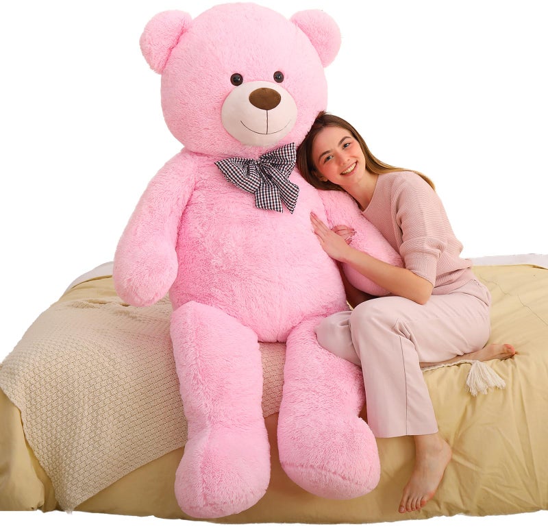 MaoGoLan Giant Teddy Bear 6 Feet Tall Pink Human Size Big Teddy Bear Stuffed Animal for BoyfriendGirlfriendWife on ValentinesChristmasBirthday - Image 3