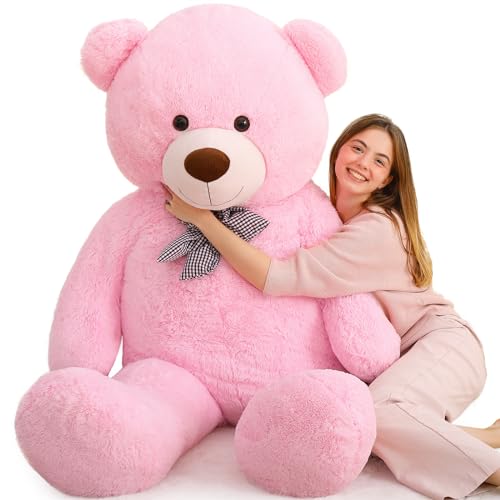 MaoGoLan Giant Teddy Bear 6 Feet Tall Pink Human Size Big Teddy Bear Stuffed Animal for BoyfriendGirlfriendWife on ValentinesChristmasBirthday - Image 5