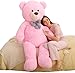 MaoGoLan Giant Teddy Bear 6 Feet Tall Pink Human Size Big Teddy Bear Stuffed Animal for BoyfriendGirlfriendWife on ValentinesChristmasBirthday - Image 2