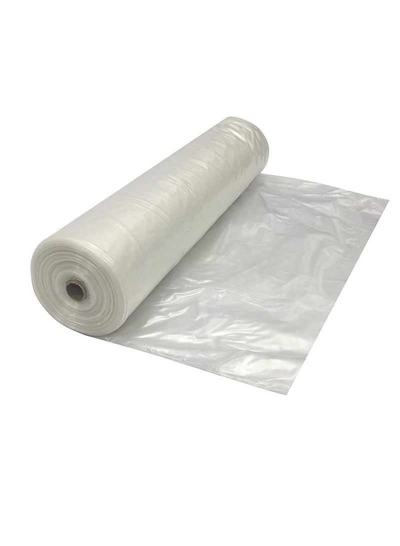 RACO RACO Durable Polythene Sheet Roll for Floors and Furniture Protuct from Dust and Water when Painting and Decorating (1000G, 10M)  - Image 1