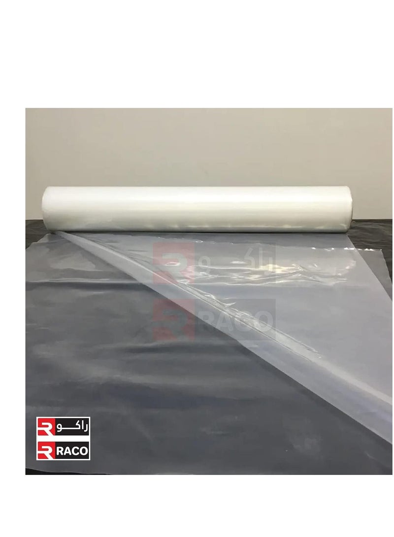 RACO RACO Durable Polythene Sheet Roll for Floors and Furniture Protuct from Dust and Water when Painting and Decorating (1000G, 10M)  - Image 4