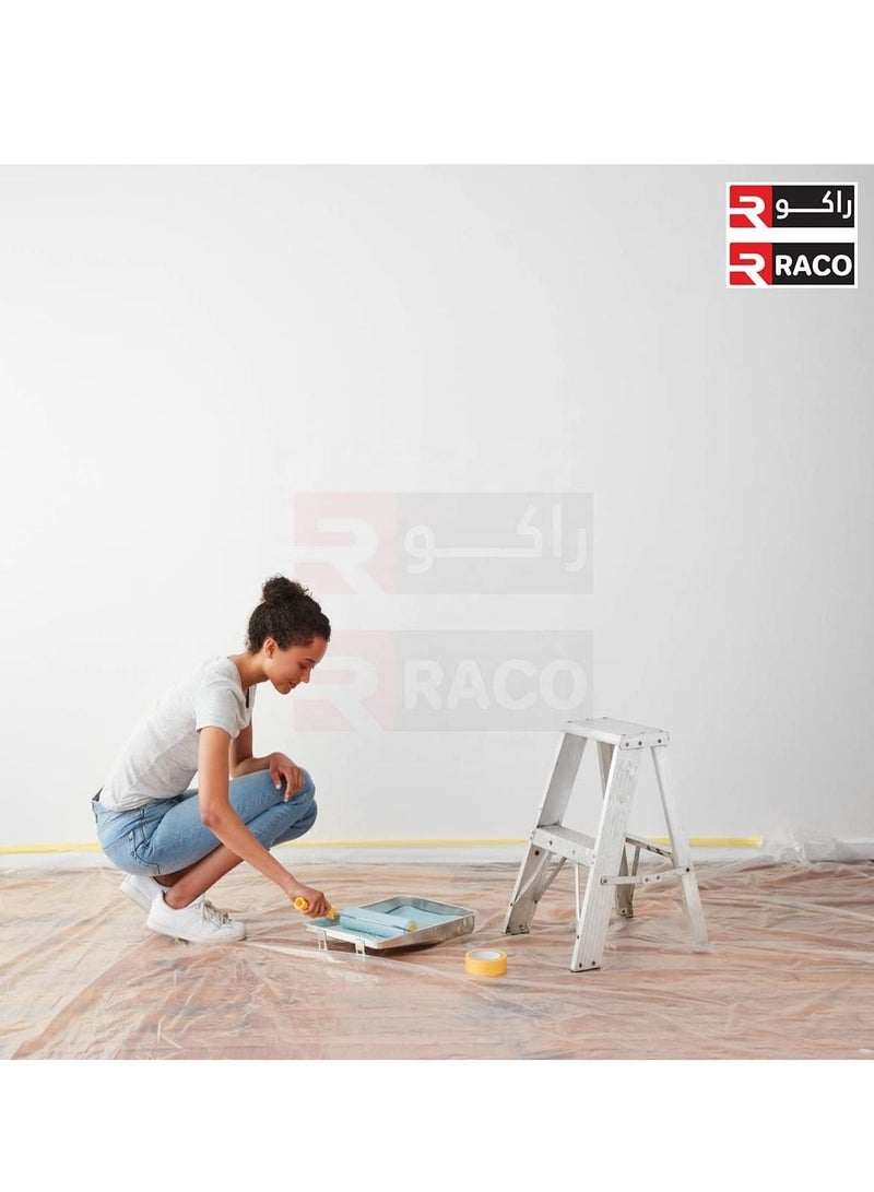RACO RACO Durable Polythene Sheet Roll for Floors and Furniture Protuct from Dust and Water when Painting and Decorating (1000G, 10M)  - Image 2