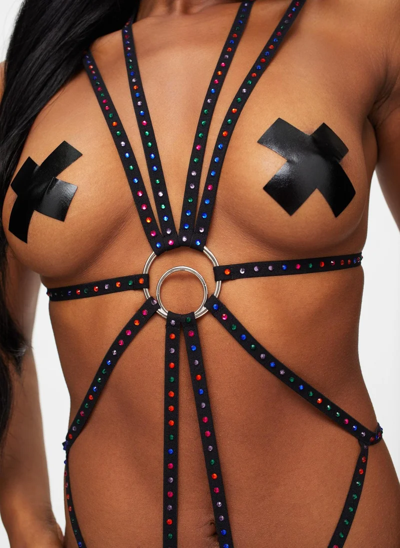 Ann Summers Ann Summers Mesmeric Crotchless Body Black/Multi