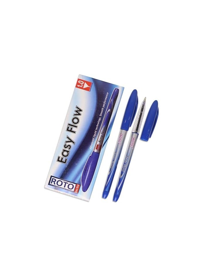 Generic Roto Easy Flow Ballpoint Pen, 1.0 mm, Blue – Pack of 12 Pieces  - Image 2