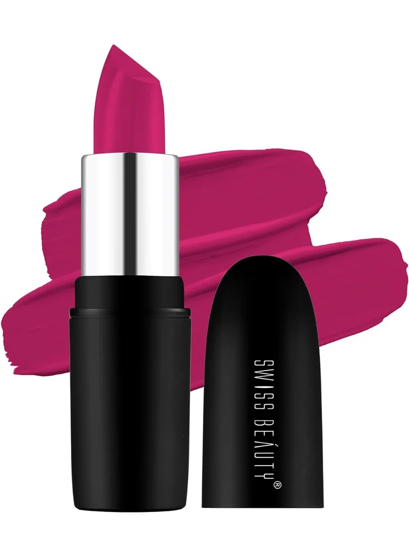 سويس بيوتي Swiss Beauty Lipstick SB-S6-204 Fuchsia Pink - Fuchsia Pink204 - 3.8 gm