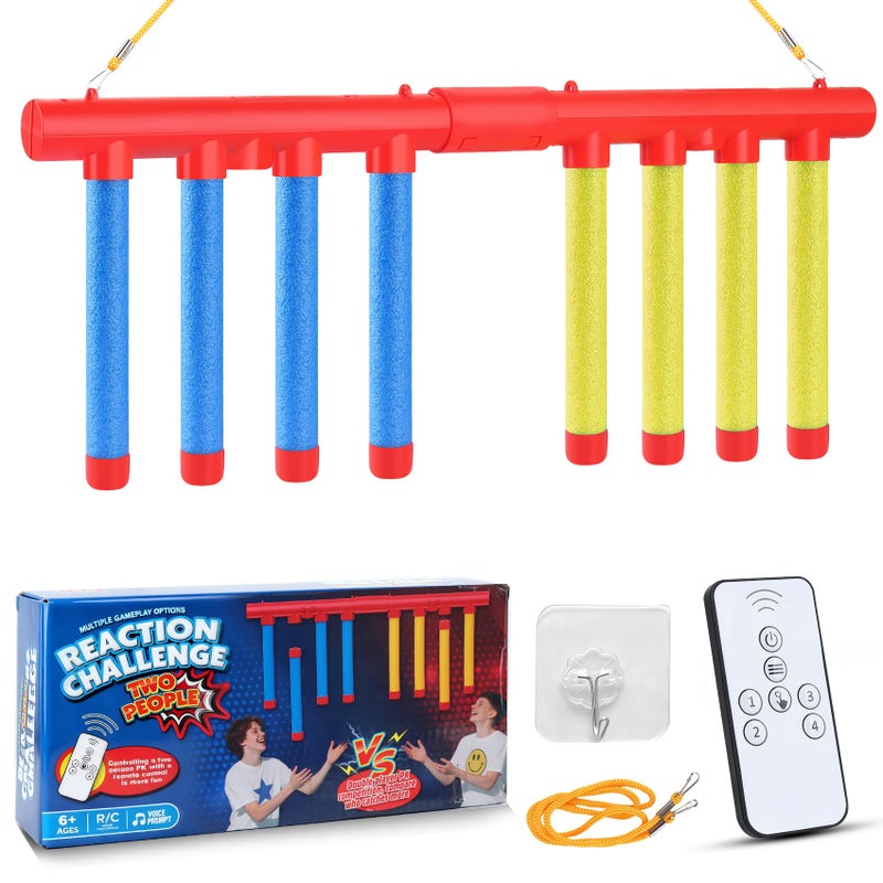 ATG Reflex Sticks Challenge Game â€“ Remote Control, 3 Speed Modes, Solo/Dual Play â€“ Hand-Eye Coordination & Reaction Training Toy â€“ Drop Sticks Game for Kids & Adults - Image 1