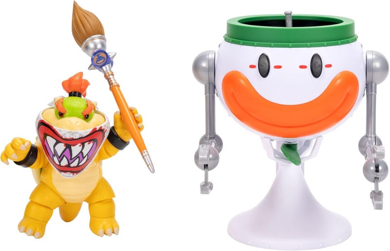 Nintendo The Super Mario Galaxy Movie Bowser Jr. Clown Car Figure Set (12.7 cm) - Image 2