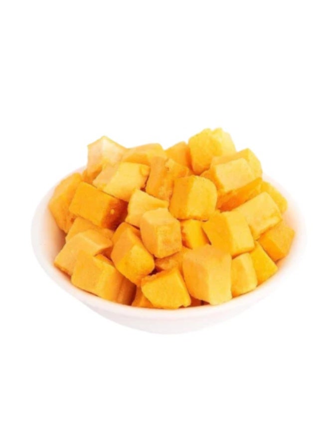 tamwenatelzekrayat Freeze Dried Mango Cubes, 70g | Premium Egyptian Dried Mango Snack | Natural, Crispy & Healthy - Image 1