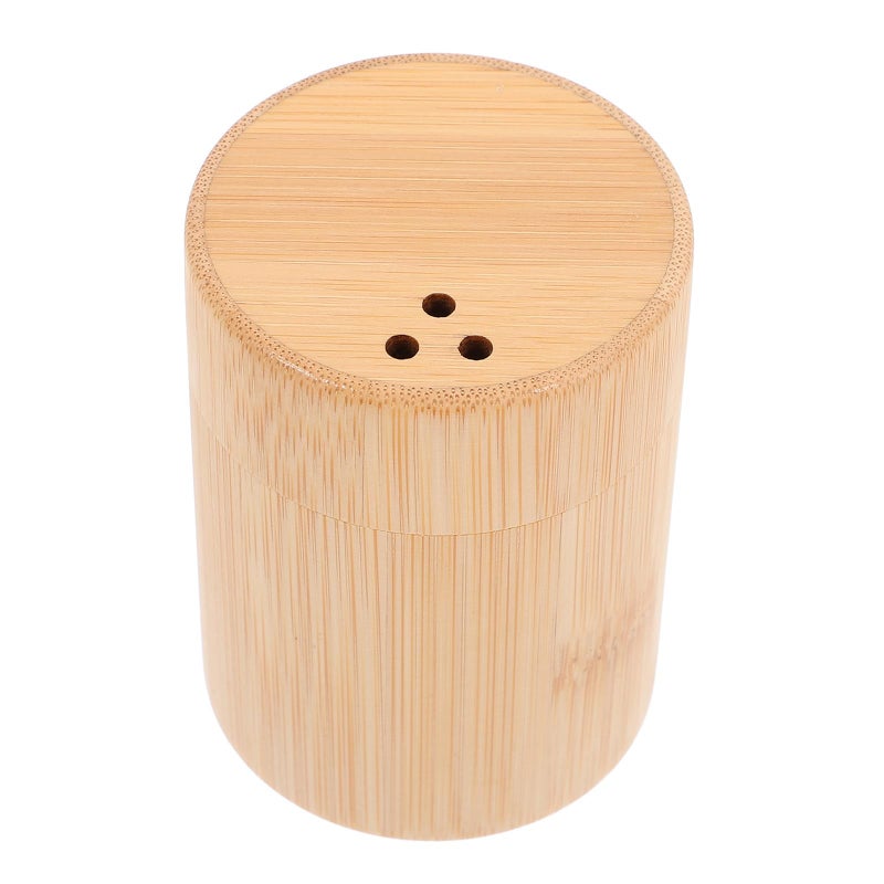 Round Toothpick Holder Dispenser with Lid for Home Dining Table Use - Image 2