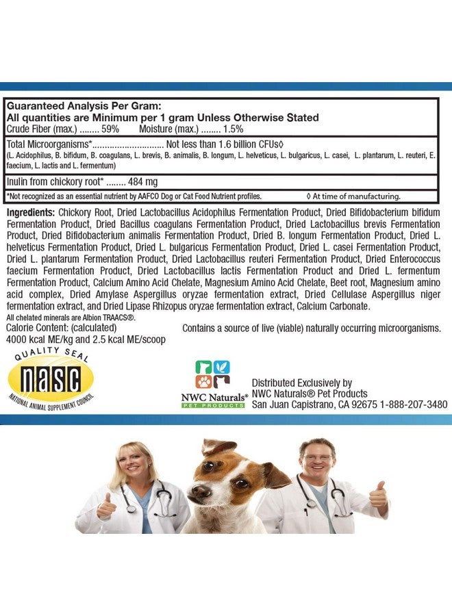 NWC Naturals Total Biotics & Probiotics For Dogs And Cats, 365 Cups Treats, 8 Ounces - Image 2