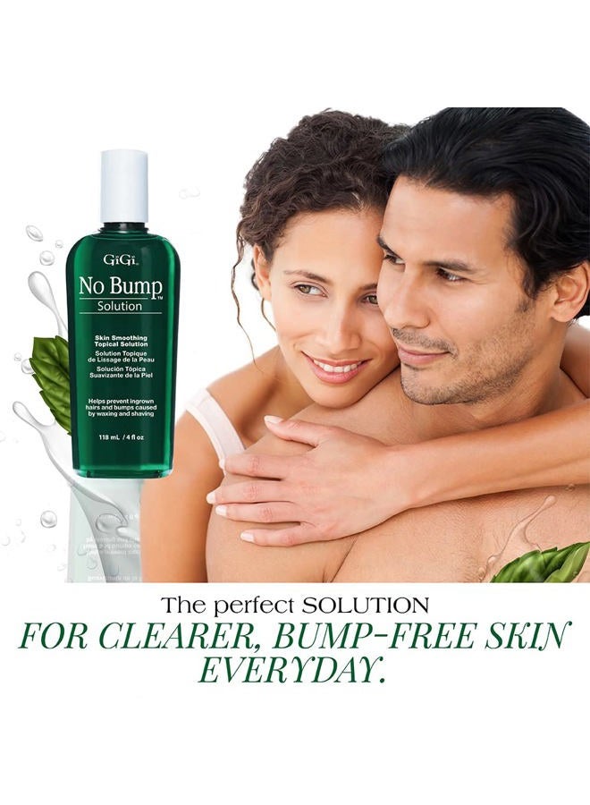GiGi حل موضعي لتنعيم البشرة بدون نتوءات، يساعد في منع حروق الحلاقة، النتوءات الشعرية، والشعر المنغرز بعد إزالة الشعر بالشمع أو الحلاقة، يهدئ ويخفف البشرة، مناسب للرجال والنساء، 4 أونصات سائلة - 1 عبوة - Image 3