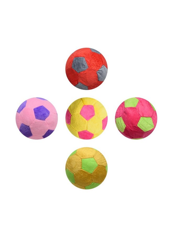 ERRECOM Ultra Random Soft Premium Big Stuffed Soft Toy Ball for Infants, Baby Boys & Girls Perfect for Gifting Kids on Birthdays (Multicolour) 7" Pack of 1  - Image 5