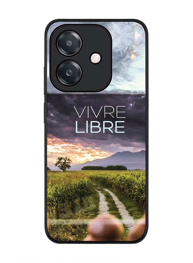 Stylizedd For Oppo A5i Case,Slim fit Camera Protection, Shockproof Thin Phone cover  - Vivre Libre