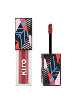 KIRO KIRO Super Butter Lip Lacquer, Mahogany Blush (Soft Berry), 5 ml, Long Lasting Lip Gloss, Intense Colour, Hi-shine, Vegan, No Paraben, Non Toxic, Hydrating Liquid lipstick for Moisturizing Lip 