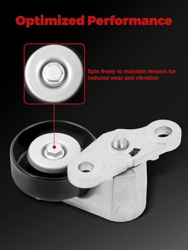 JYWAUTO AC Belt Tensioner Compatible with 1999-2008 Silverado Sierra 1500 2500,2003-2008 Escalade Tahoe Yukon,Replace 88996998,38159 - Image 3