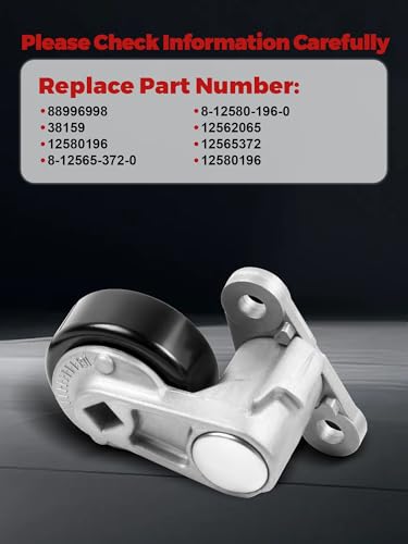 JYWAUTO AC Belt Tensioner Compatible with 1999-2008 Silverado Sierra 1500 2500,2003-2008 Escalade Tahoe Yukon,Replace 88996998,38159 - Image 4