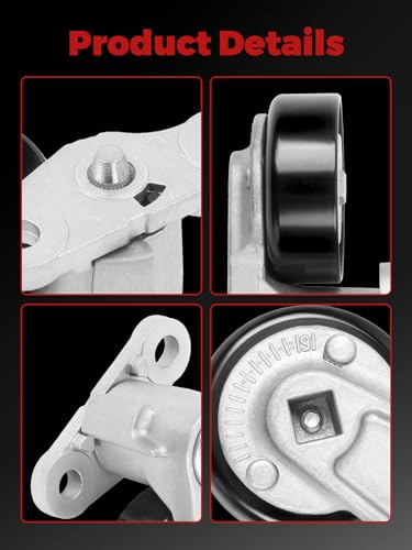 JYWAUTO AC Belt Tensioner Compatible with 1999-2008 Silverado Sierra 1500 2500,2003-2008 Escalade Tahoe Yukon,Replace 88996998,38159 - Image 5