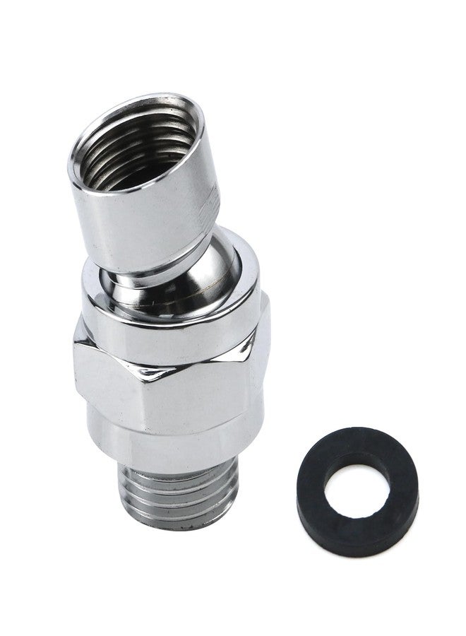 Tsnamay Chrome Finish Shower Head Swivel Ball 360°Brass Chrome Shower Head Elbow Adapter Adjustable For G1/2 Universal Shower Arm - Image 1