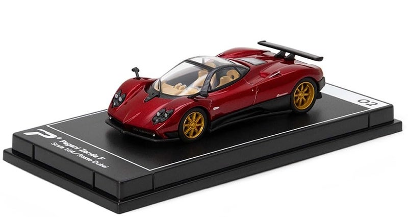 PosterCars - 1:64 Scale Pagani Zonda F Rosso Dubi Hypercar League Collection No.2 - Image 4