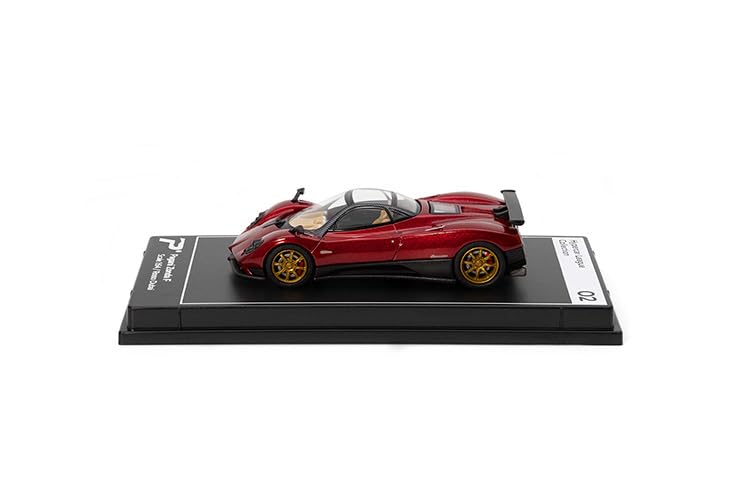 PosterCars - 1:64 Scale Pagani Zonda F Rosso Dubi Hypercar League Collection No.2 - Image 3