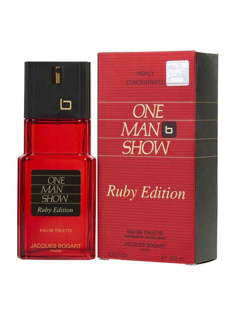 Jacques Bogart One Man Show Ruby Edition Eau De Toilette 100ml