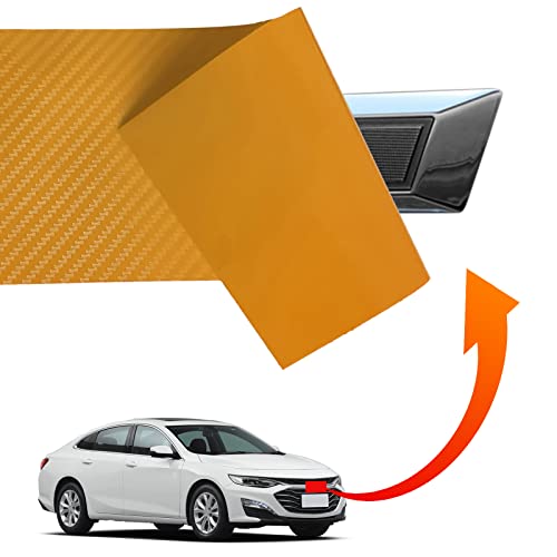 LANZMYAN Compatible with Bowtie Logo Wrap Stickers Cut-Your-Own Emblem Overlay DIY Decals for Chevy 3PCS Gold - Image 3