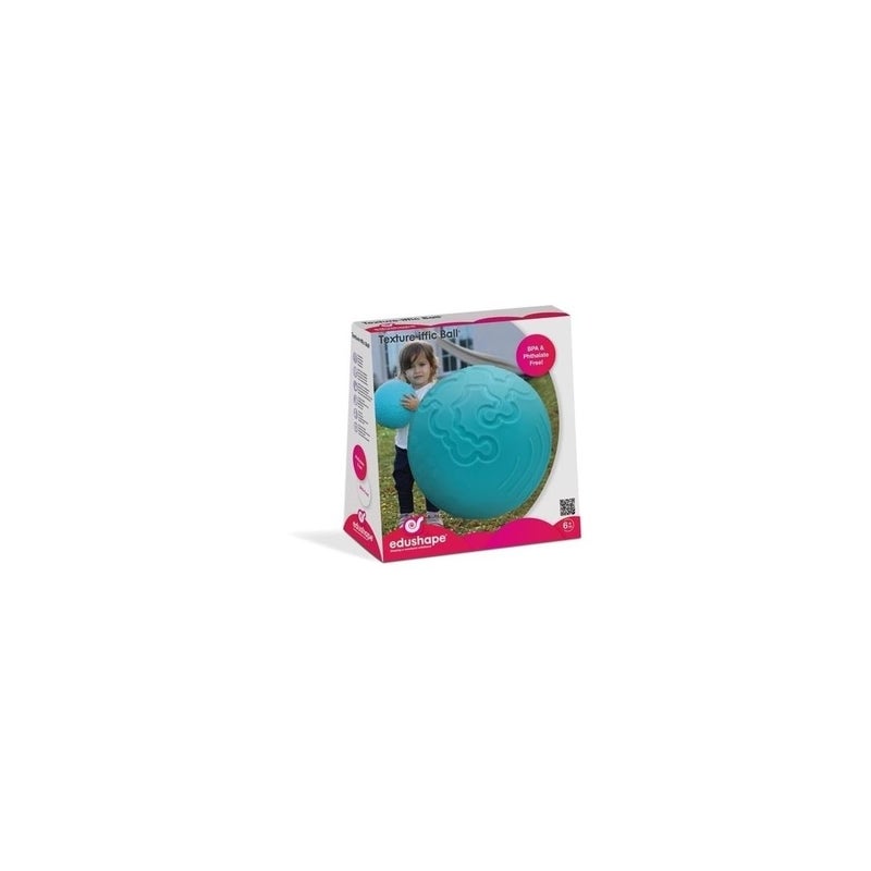 Edushape Multi Textured Tactile Developmental Sensory Ball - Knobby Spiky Bouncy Bumpy Squeezable - Image 4