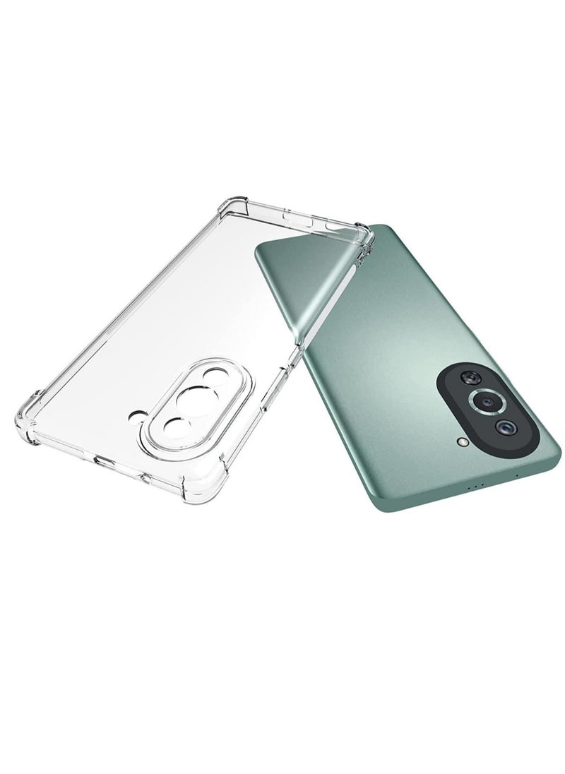 Raxoom Huawei Nova 10 Pro Clear Cover Case soft TPU Transparent Silicone Gel Back Protective Case shock Absorbent Reinforced Corner - Image 4