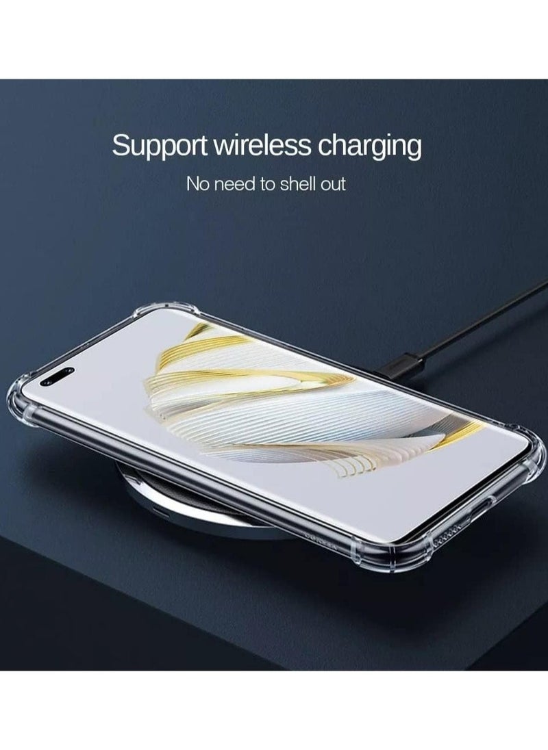 Raxoom Huawei Nova 10 Pro Clear Cover Case soft TPU Transparent Silicone Gel Back Protective Case shock Absorbent Reinforced Corner - Image 5