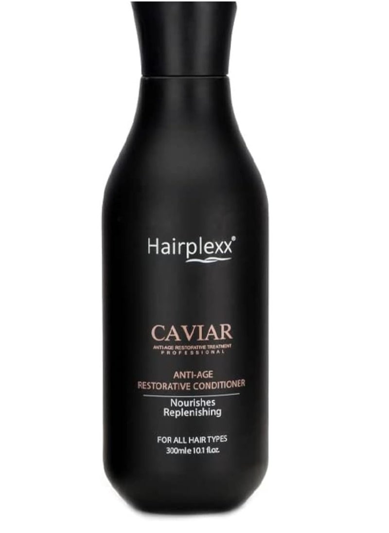 Hairplexx - Hairplexx Caviar Anti Age Restorative Hair Conditioner for Nourishing & Replenishing 300ml - Image 1