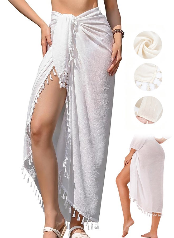 Sweet Life Sarong Cover Up Womens Beach Cover Up Bikini Bathing Suit Swimsuit Swimwear Coverup Sarong Pareo Wraps for Women - Image 1