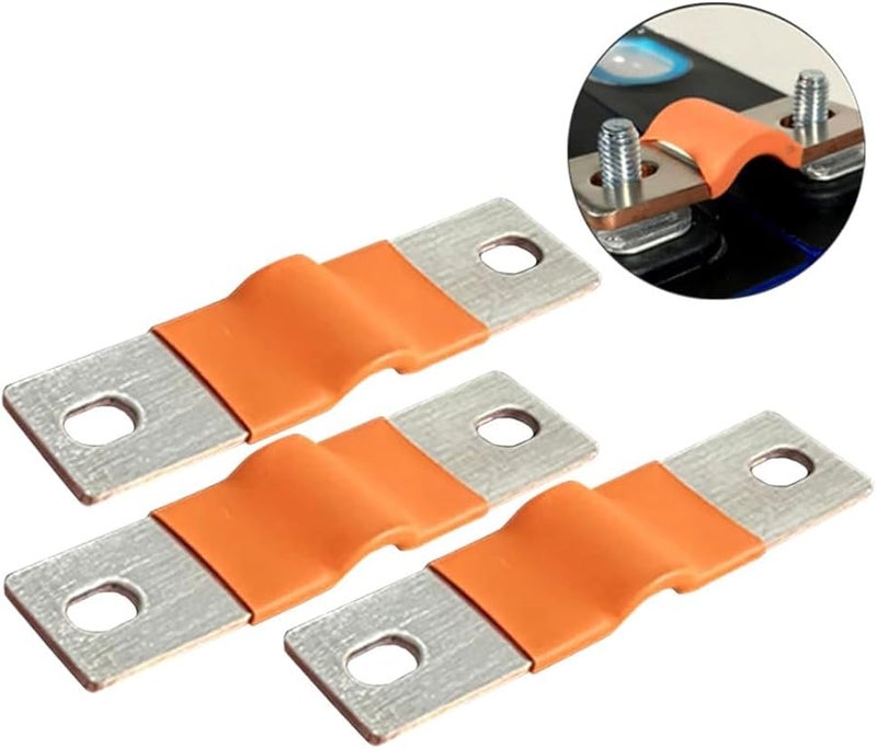 8Pcs Tin Plated Copper Bus Bars Kit for Solar Power and Deep Cycle Battery - Image 4