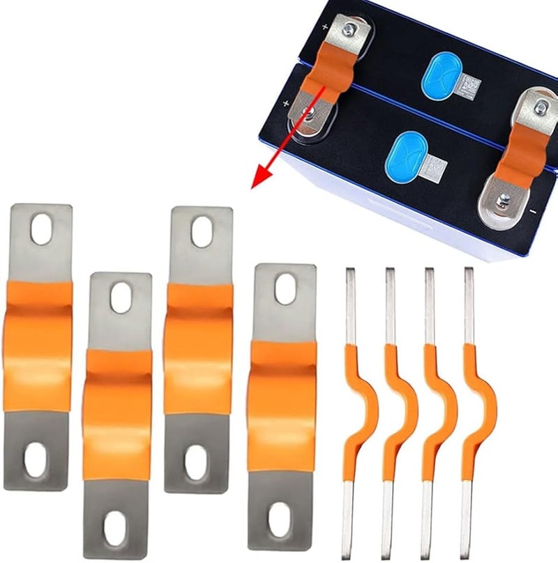 8Pcs Tin Plated Copper Bus Bars Kit for Solar Power and Deep Cycle Battery - Image 3