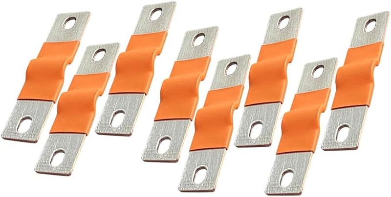 8Pcs Tin Plated Copper Bus Bars Kit for Solar Power and Deep Cycle Battery - Image 1